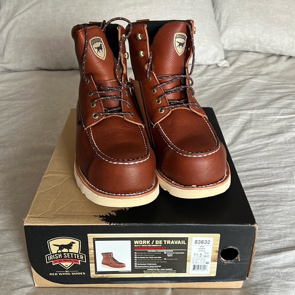 Red wing, Irish setter, Wingshooter ST, men’s work boots